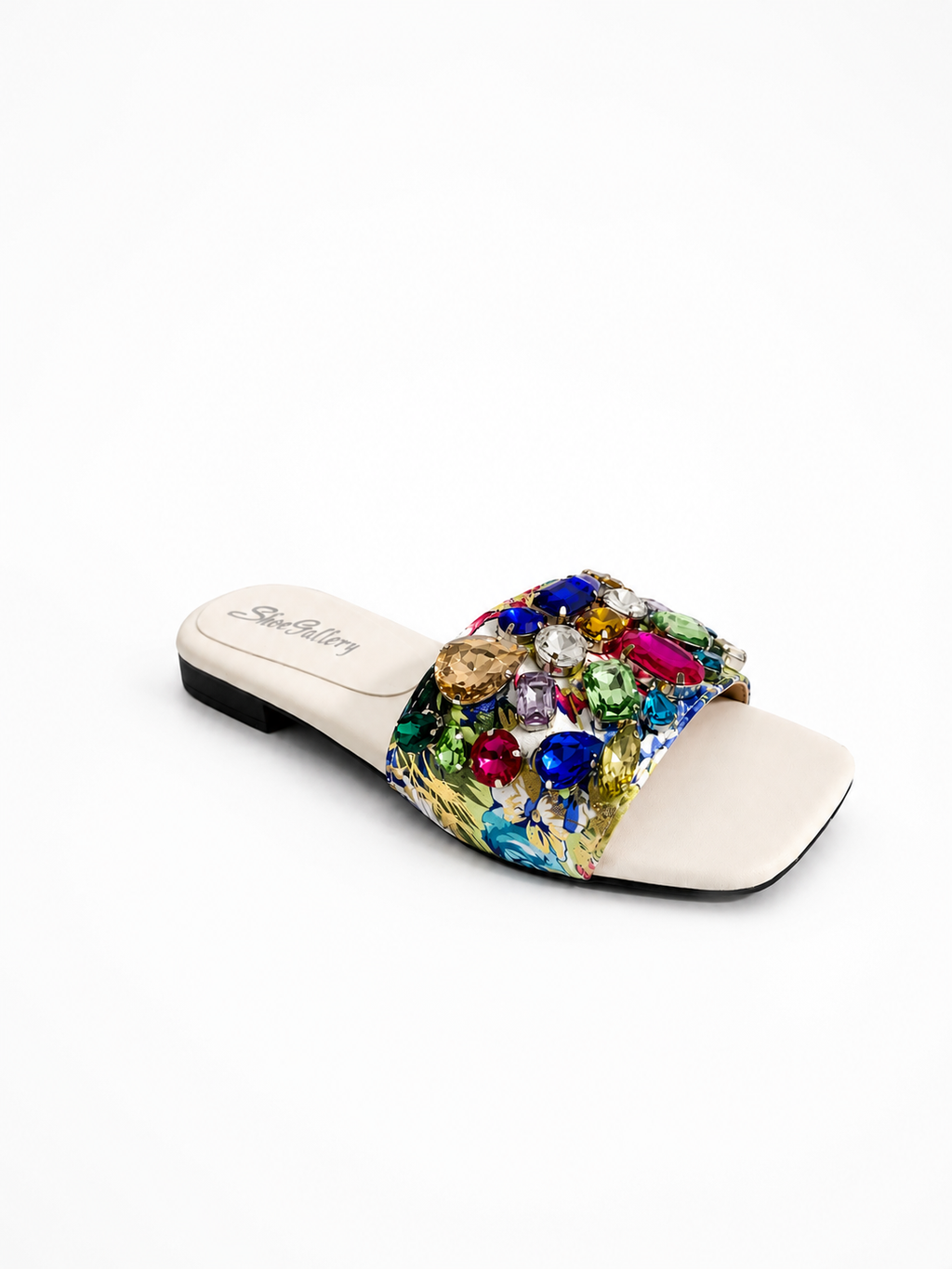 Rainbow Jewel Comfort Slides