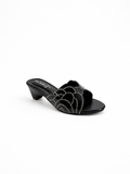 Midnight Knot Flat Slides