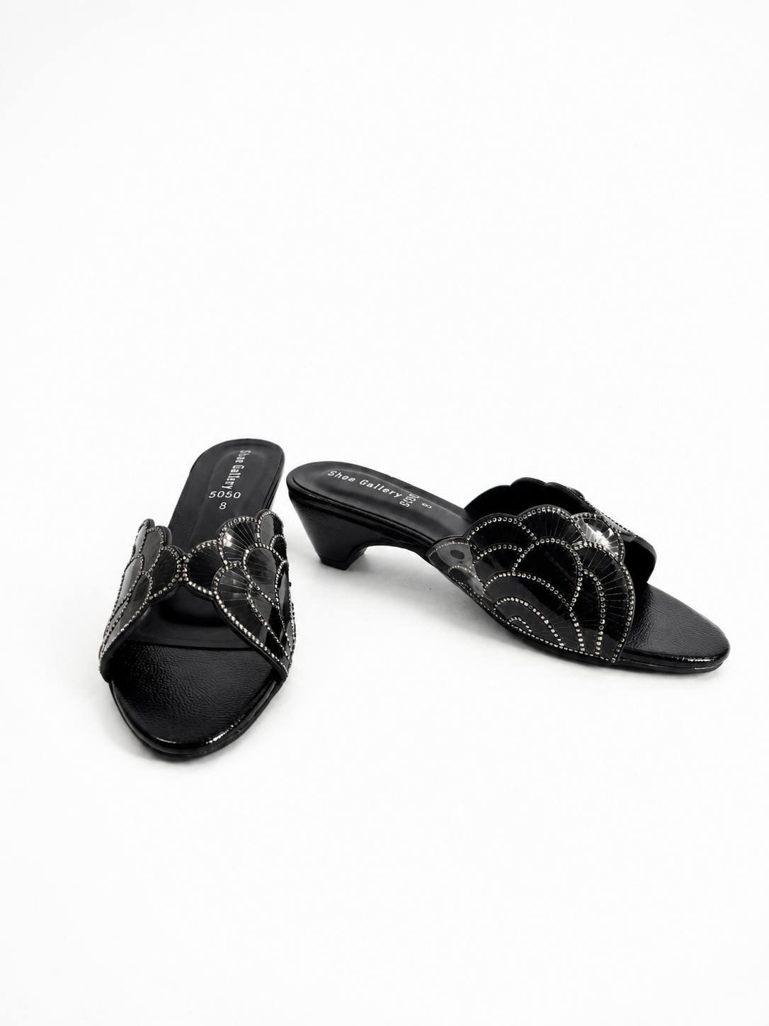 Midnight Knot Flat Slides