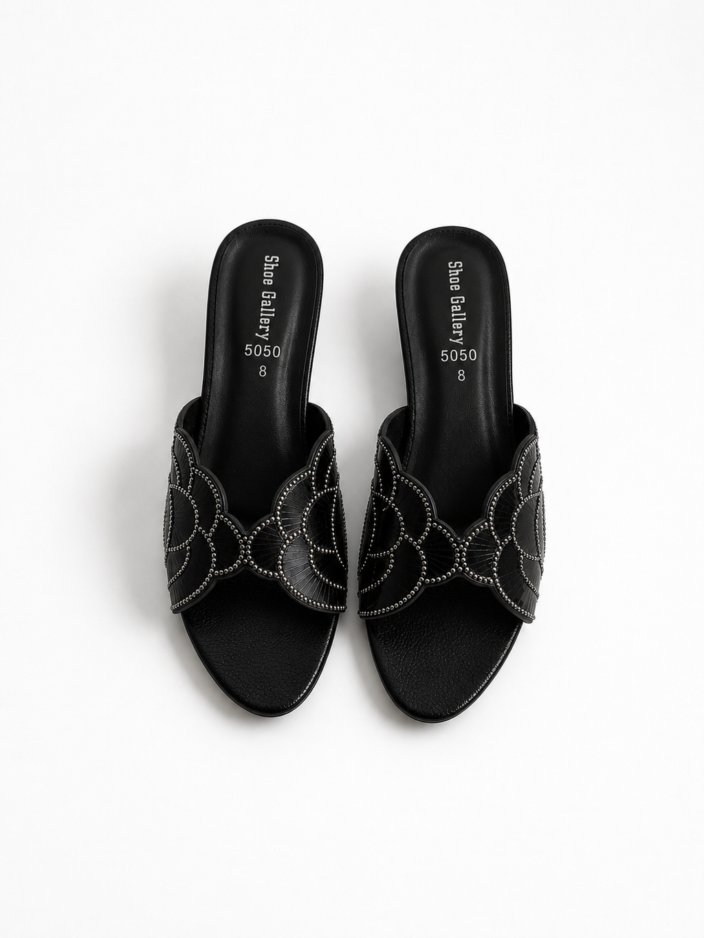 Midnight Knot Flat Slides