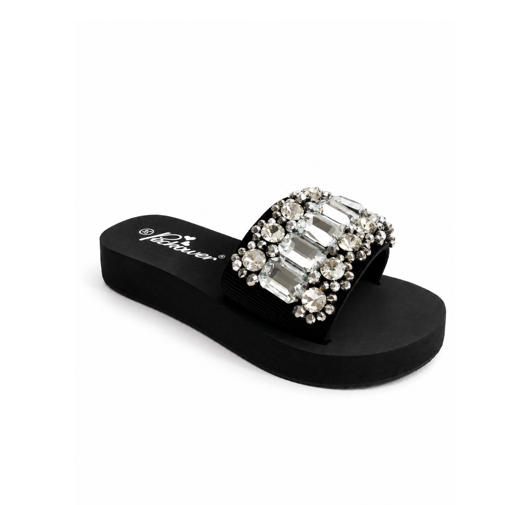 Silver Crystal Statement Slides