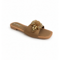 Golden Bloom Comfort Slides